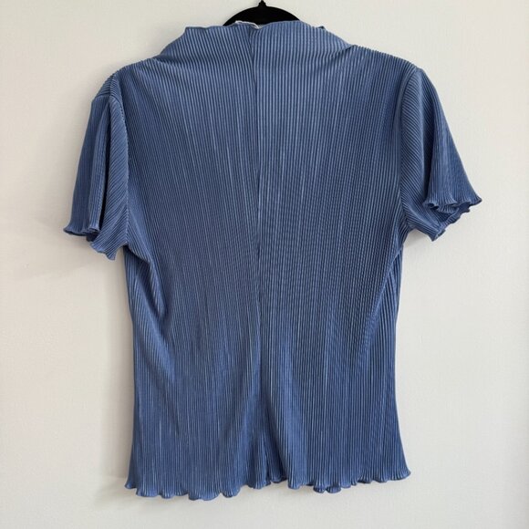 Blue Textured Top - Picture 3 of 3